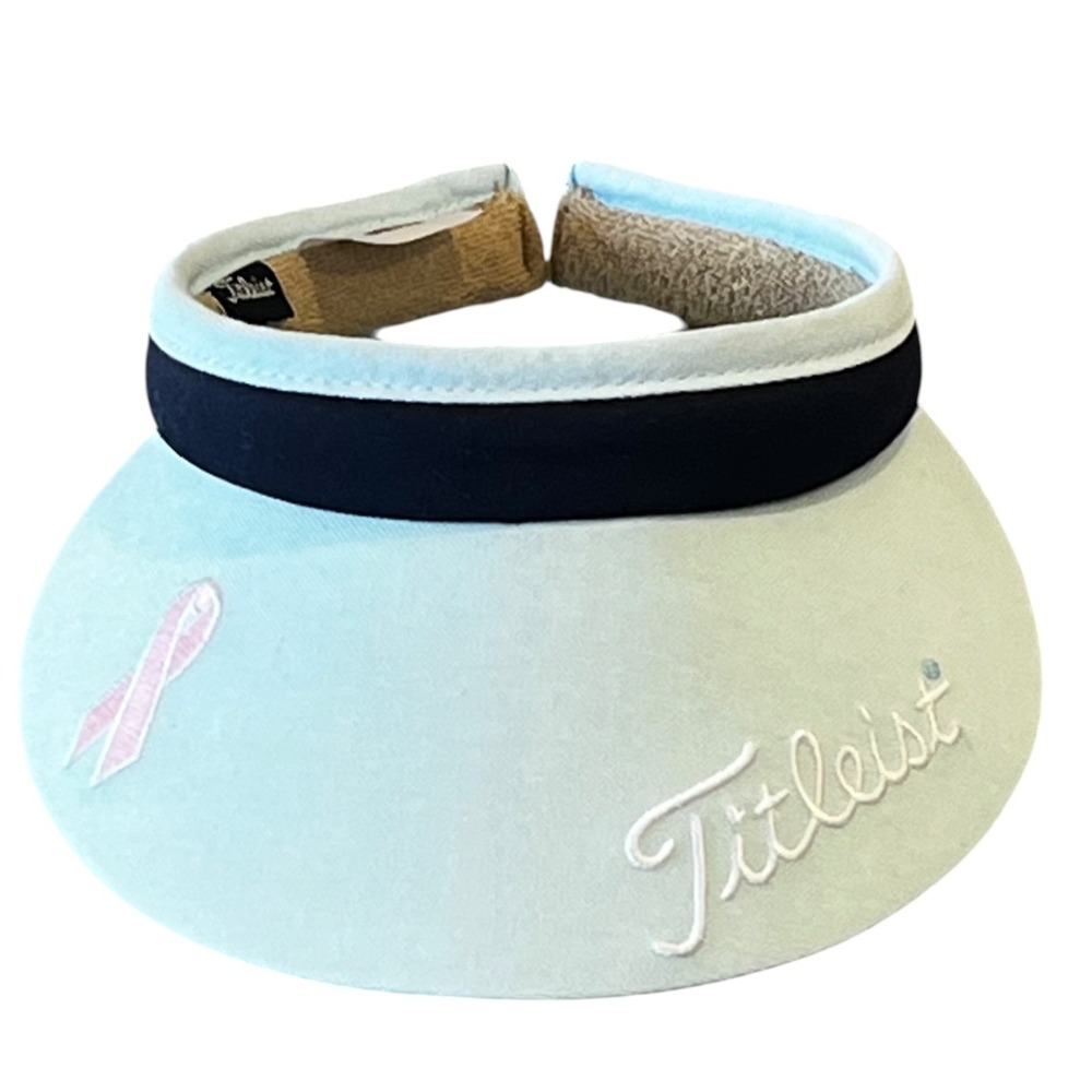 Titleist‎ Golf Visor Womens Breast Cancer Awareness Ribbon Blue